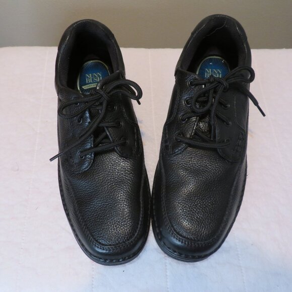 NWOT Nunn Bush Cameron Black Leather Walking Shoes